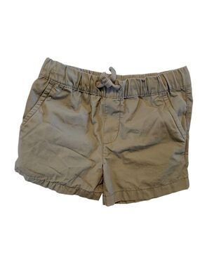 Casual Drawstring Cotton Shorts - Olive Green Carter's Size 3t